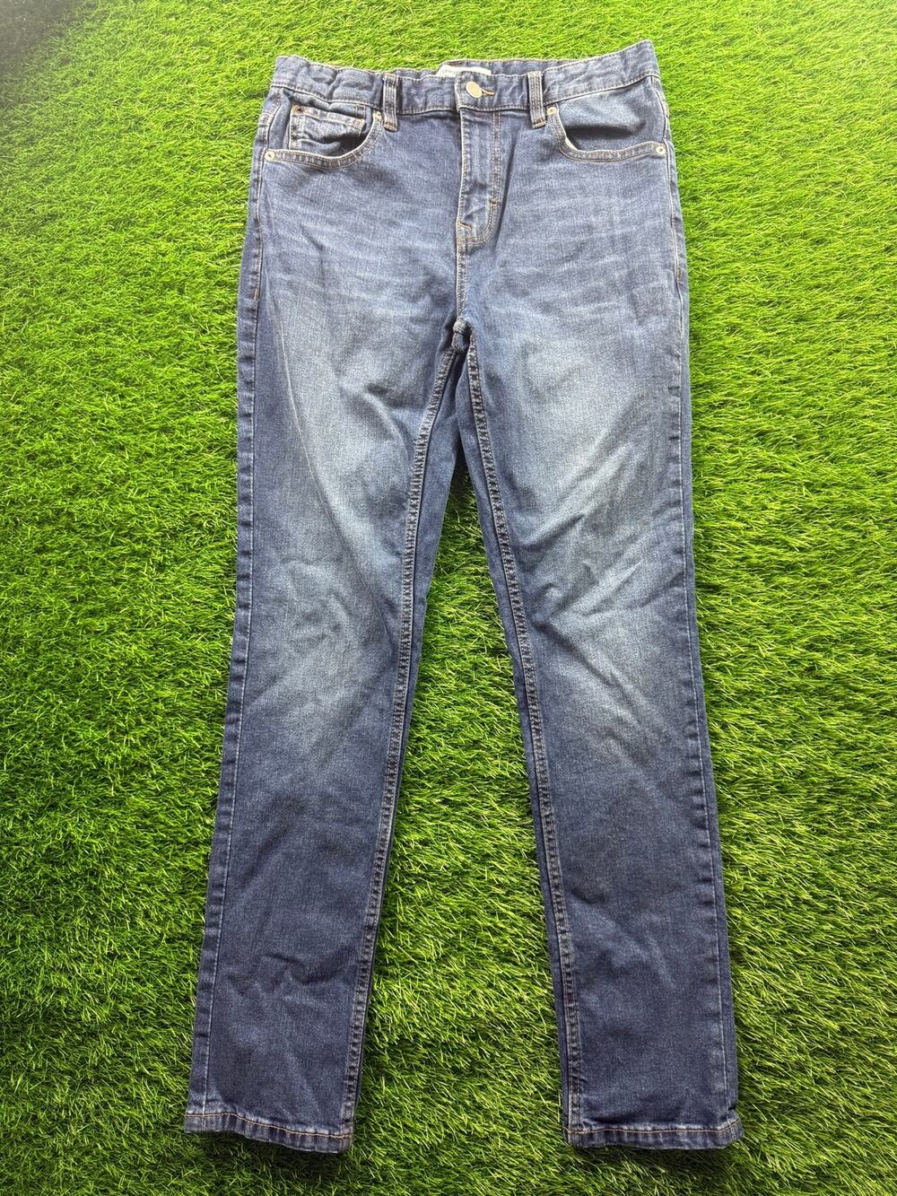 Calvin Klein Jeans Women’s Size 18 Skinny Blue Faded Wash Stretch Denim 5 Pocket